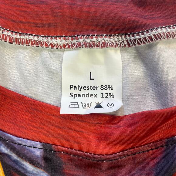 Mens Iron Man Avengers Short Sleeve Compression Top Gym T-Shirt Size L - Picture 7 of 7